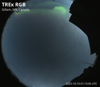 Gillam, Manitoba latest webcam image.
