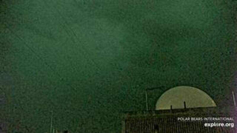 Latest live northern lights webcam from Churchill, Manitoba in Canada