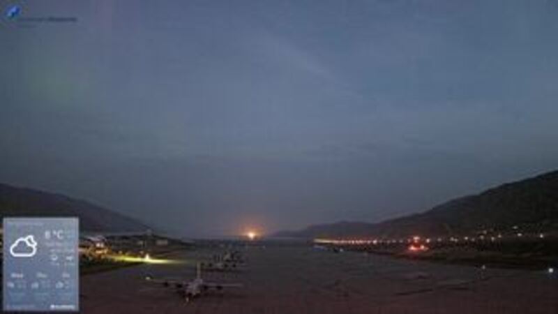 Latest live northern lights webcam from Kangerlussuaq (W), Greenland in Greenland