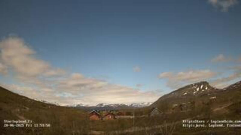 Kilpisjärvi, Finland aurora cam in Europe