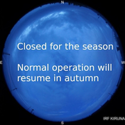 Kiruna, Sweden latest webcam image.