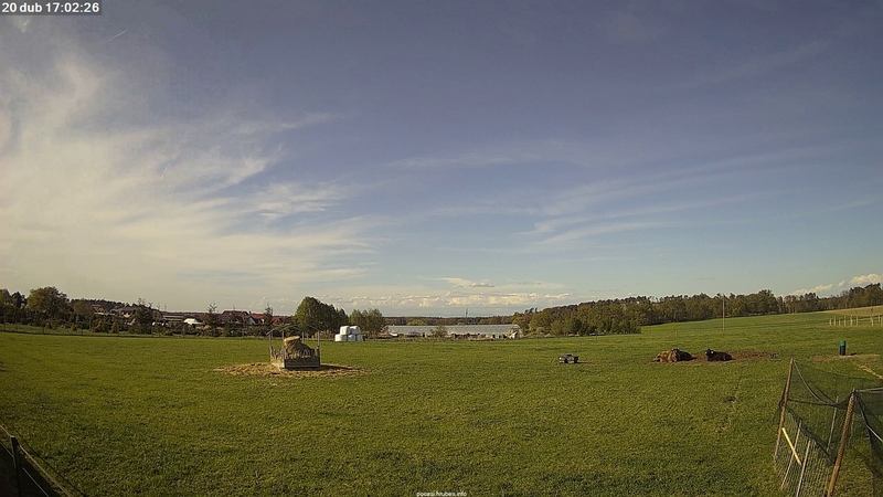 Latest live northern lights webcam from Srch, Czechia in Europe