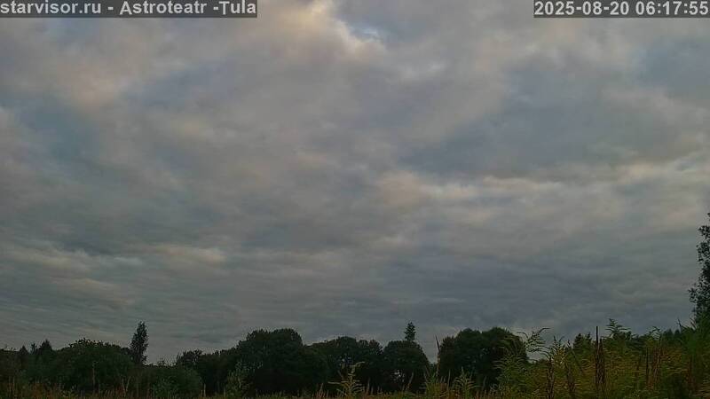 Latest live northern lights webcam from Tula, Russia in Russia