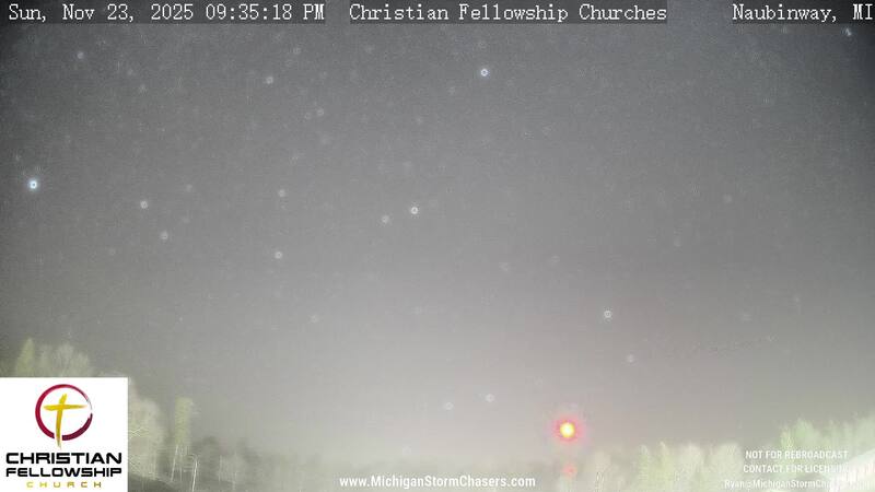Latest live northern lights webcam from Naubinway, Michigan in Usa