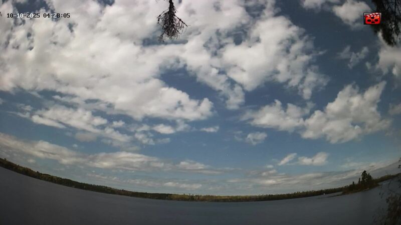 Latest live northern lights webcam from Ely, Minnesota in Usa